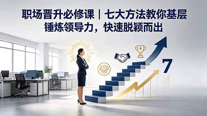 付费文章：职场晋升必修课｜七大方法教你基层锤炼领导力，快速脱颖而出-马哥的资源库