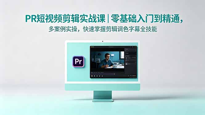 PR短视频剪辑实战课｜零基础入门到精通，多案例实操，快速掌握剪辑调色字幕全技能-马哥的资源库