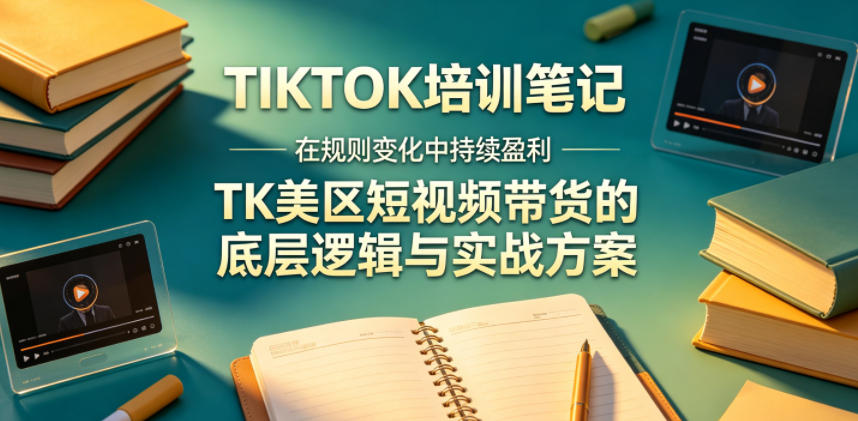 视界跨境TIKTOK4月17培训笔记，在规则变化中持续盈利，TK美区短视频带货的底层逻辑与实战方案【文档】-马哥的资源库