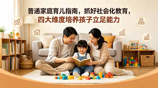 付费文章:普通家庭育儿指南,抓好社会化教育,四大维度培养孩子立足能力-马哥的资源库