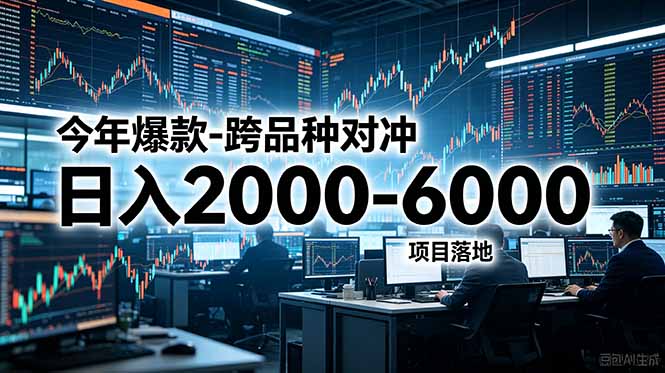 今年爆款-跨品种对冲日入2000-6000,项目落地!-马哥的资源库
