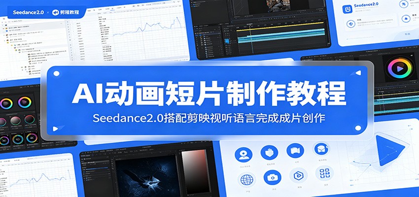 AI动画短片制作教程:Seedance2.0搭配剪映视听语言完成成片创作-马哥的资源库
