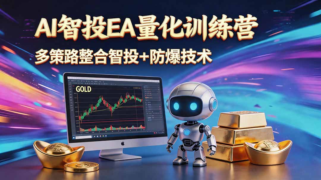 AI智投EA量化运营技术,自动化黄金操盘技术,小白也可以轻松上手日入1000+-马哥的资源库