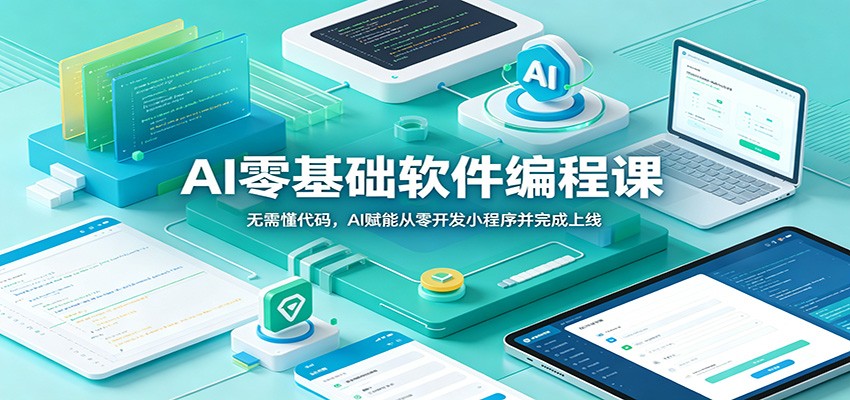 AI零基础软件编程课：无需懂代码，AI赋能从零开发小程序并完成上线-马哥的资源库