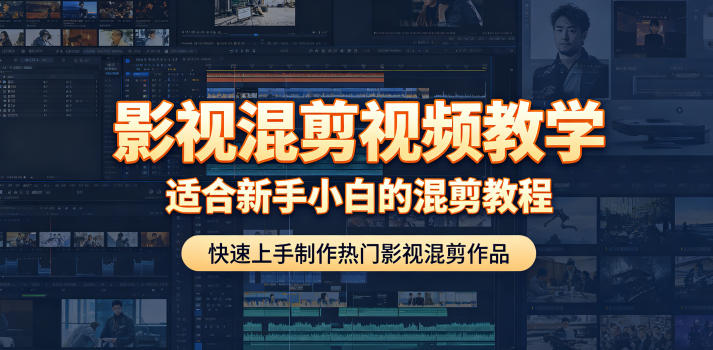 影视混剪视频教学,适合新手小白的混剪教程,快速上手制作热门影视混剪作品-马哥的资源库