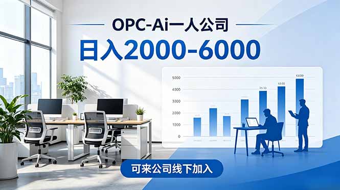 2026创业新风口—OPC一人公司模式震撼首发!日收益2000-6000+,项目绿色长久,安全稳健,合…-马哥的资源库