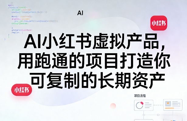 AI小红书虚拟产品,用跑通的项目打造你可复制的长期资产(更新)-马哥的资源库