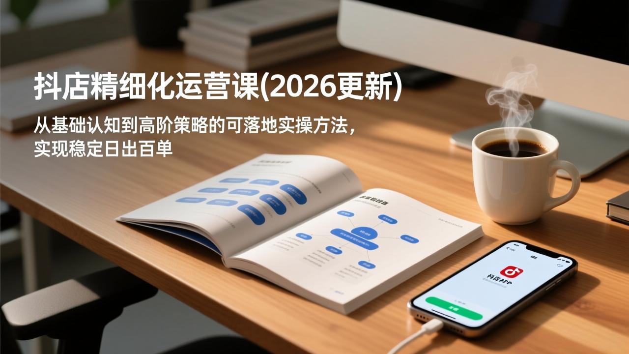 抖店精细化运营课(更新6月-马哥的资源库