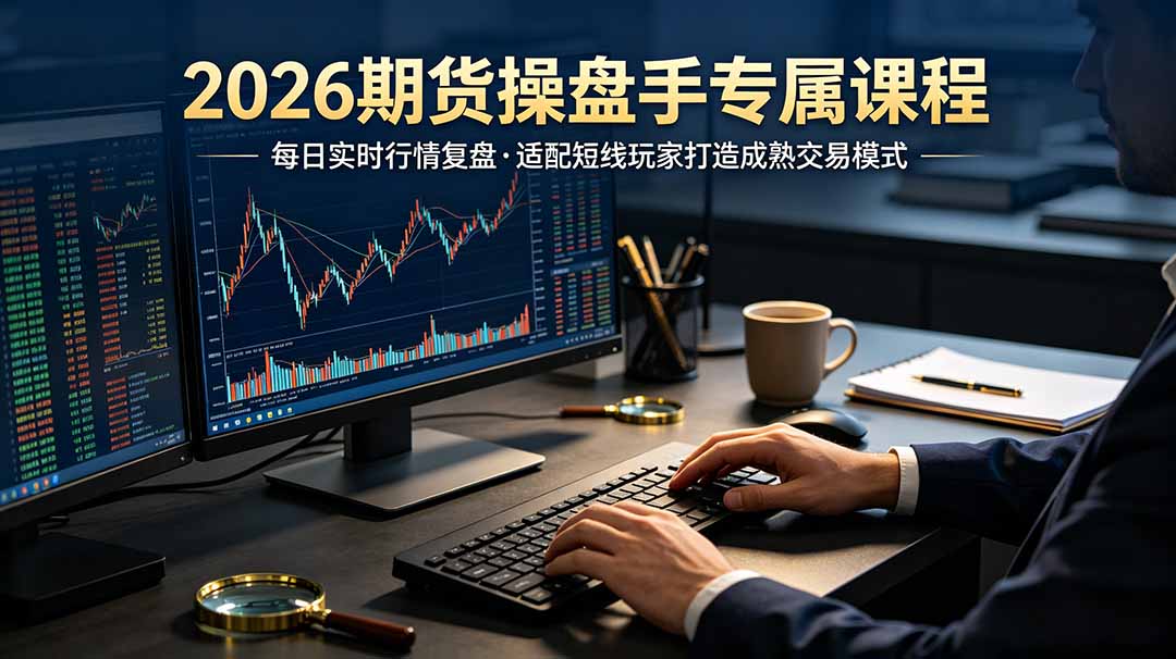 2026期货操盘手专属课程-更新7月11,每日实时行情复盘,适配短线玩家打造成熟交易模式-马哥的资源库