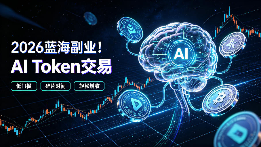 2026全新风口副业|AI智能Token交易,空闲时间轻松 賺 收益,无需全天盯盘【揭秘】-马哥的资源库