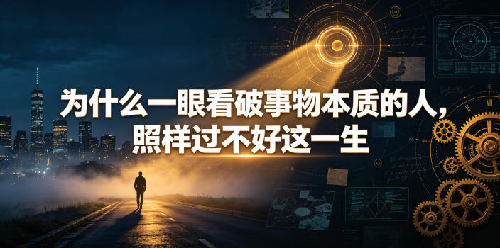 付费文章：为什么一眼看破事物本质的人，照样过不好这一生-马哥的资源库