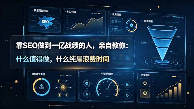 靠SEO做到一亿战绩的人，亲自教你：什么值得做，什么纯属浪费时间【原创双语字幕】-马哥的资源库