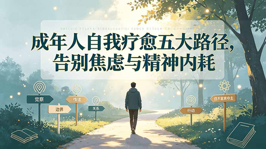付费文章:成年人自我疗愈五大路径,告别焦虑与精神内耗-马哥的资源库