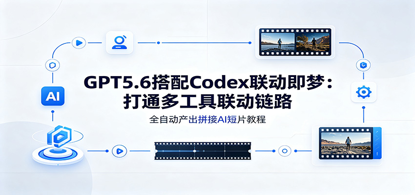 GPT5.6搭配Codex联动即梦:打通多工具联动链路,全自动产出拼接AI短片教程-马哥的资源库