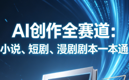 AI创作全赛道:小说、短剧、漫剧剧本一本通(更新7月)-马哥的资源库